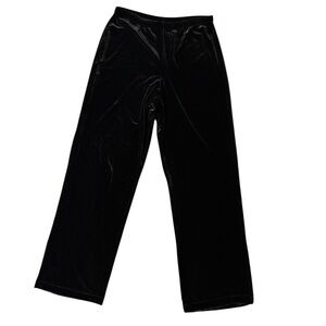 Notations Black Velvet Trousers